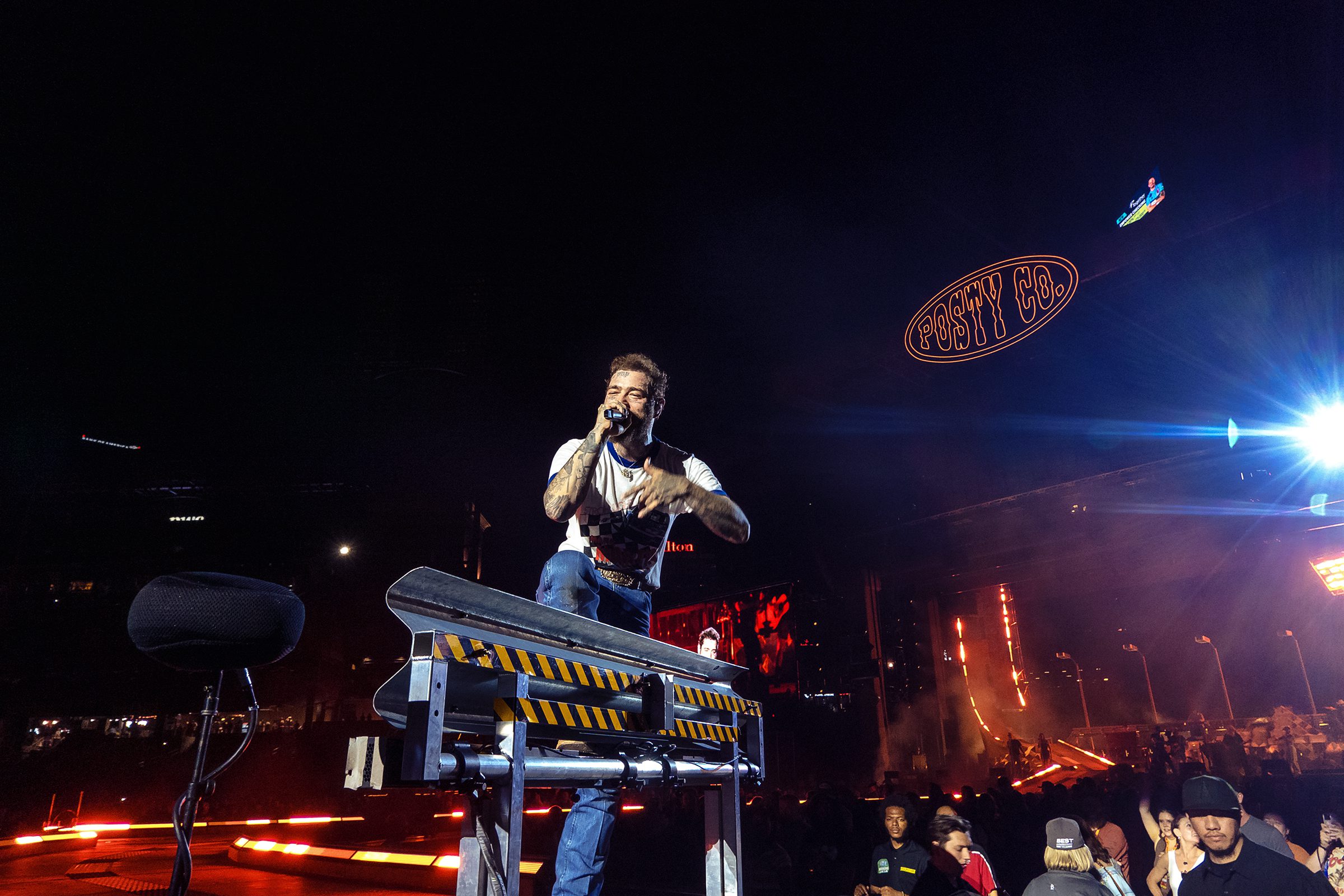 Post malone performs busch stadium st louis missouri