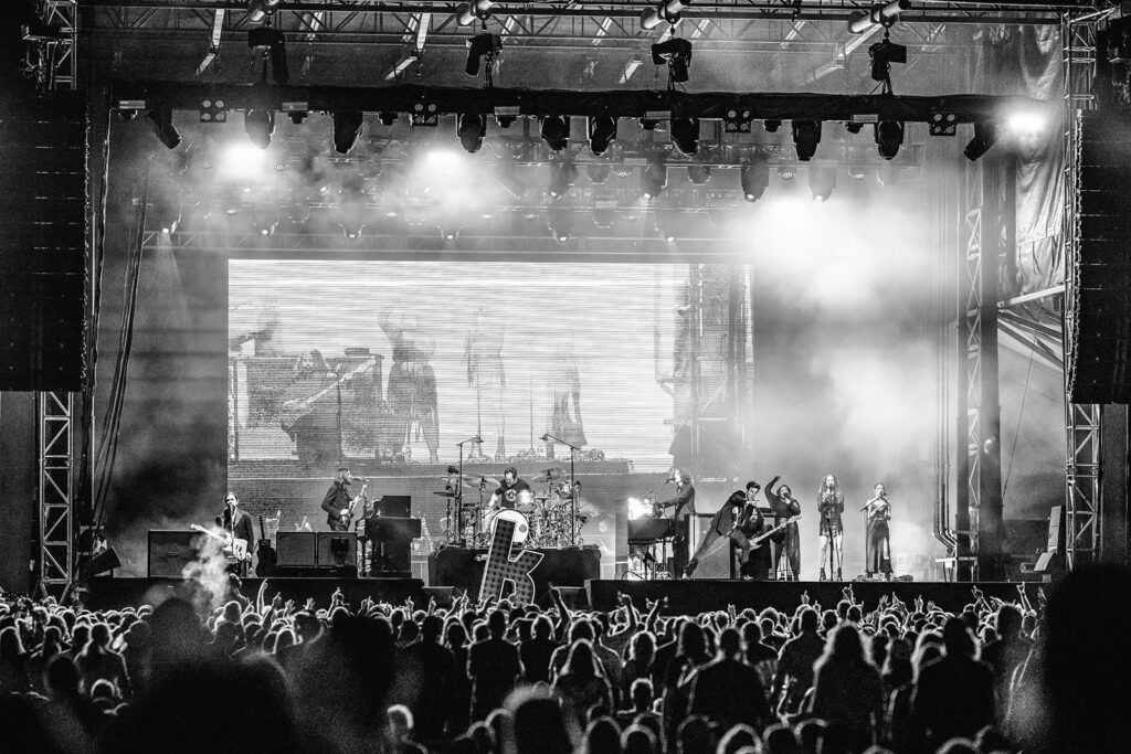 The Killers on stage in St. Louis