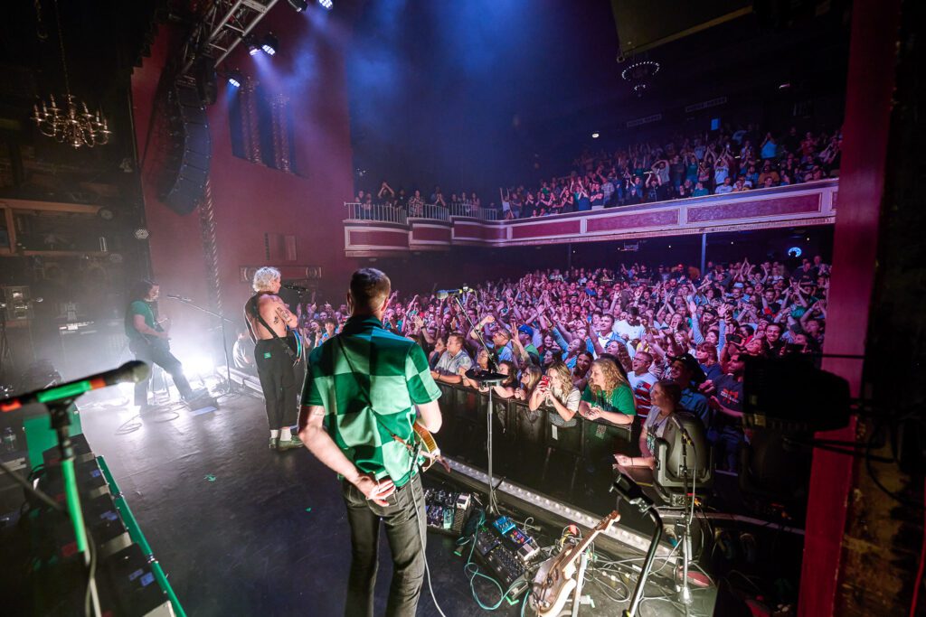 Judah and the lion on stage in front of sell out crowd at Blue Note in Columbia, Missouri.