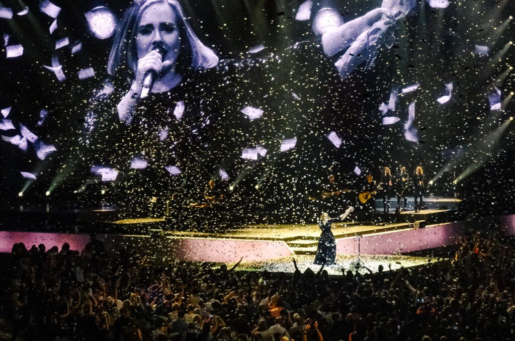 Adele concert at Key Arena Seattle