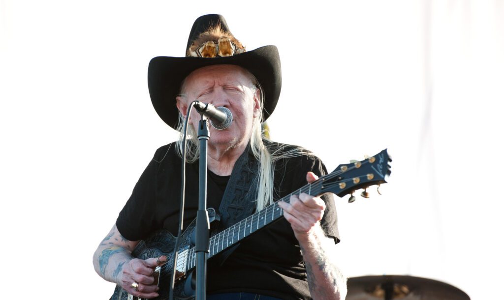 Johnny Winters performs in Columbia Missouri