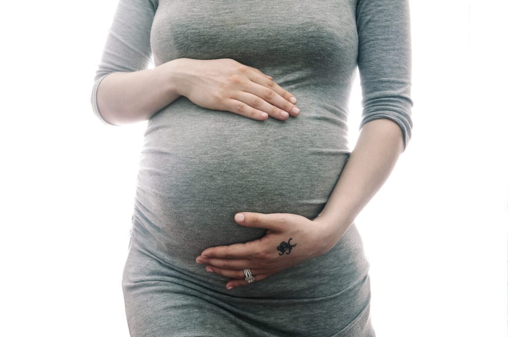 maternity belly shot