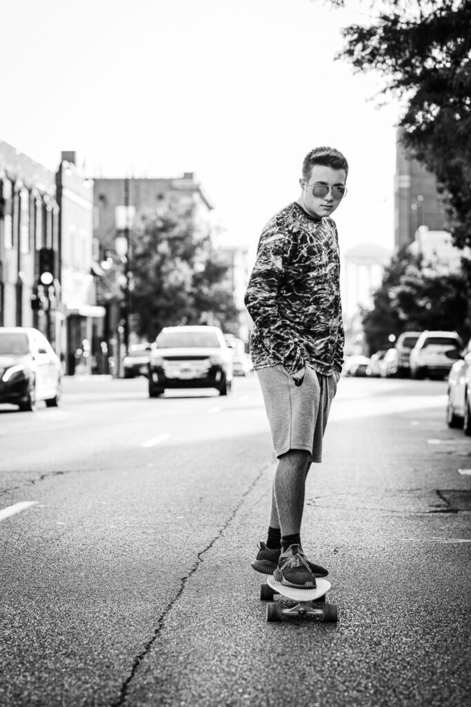 senior guy skateboarding columbia missouri