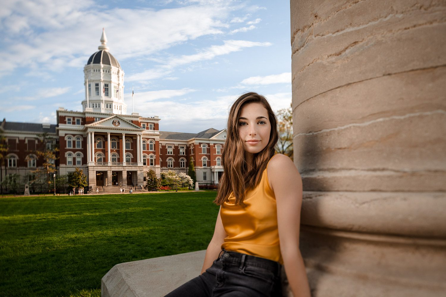 Columbia Missouri Senior Portraits, Columbia Missouri Senior Photographer, Schaefer Photography, Mid Missouri Senior Photographer, Missouri Senior Portraits, Senior Girl Photography, Scott Schaefer Photography, University of Missouri, Mizzou Columns, Jesse Hall Photo, The Columns