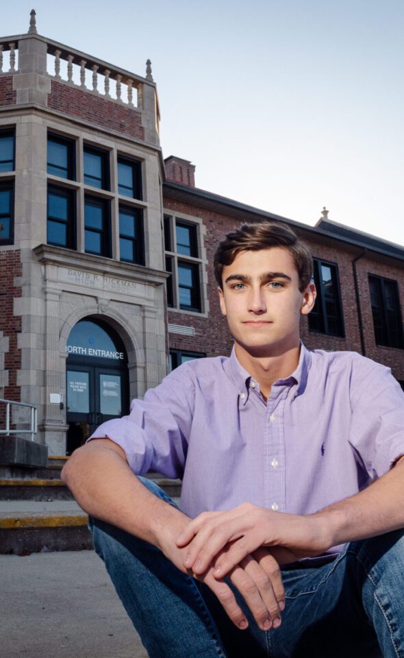 Senior guy at Hickman High School Columbia, MO