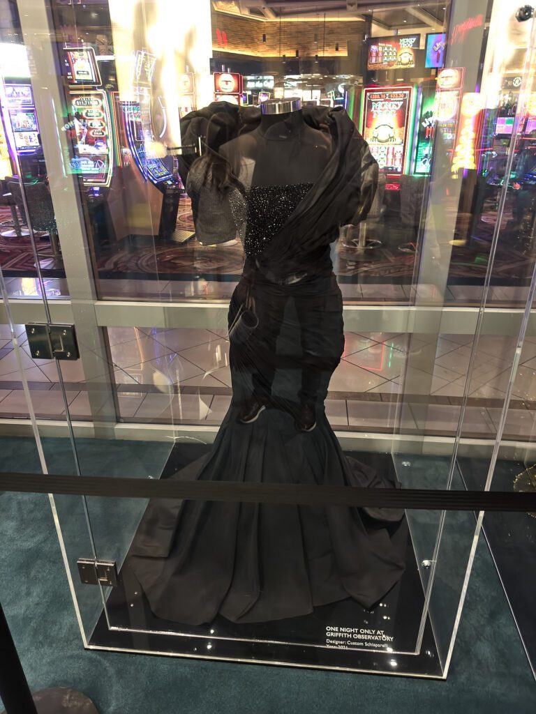 Adele's Black Dress from One Night only at the Griffith Observatory near Los Angeles California. 
