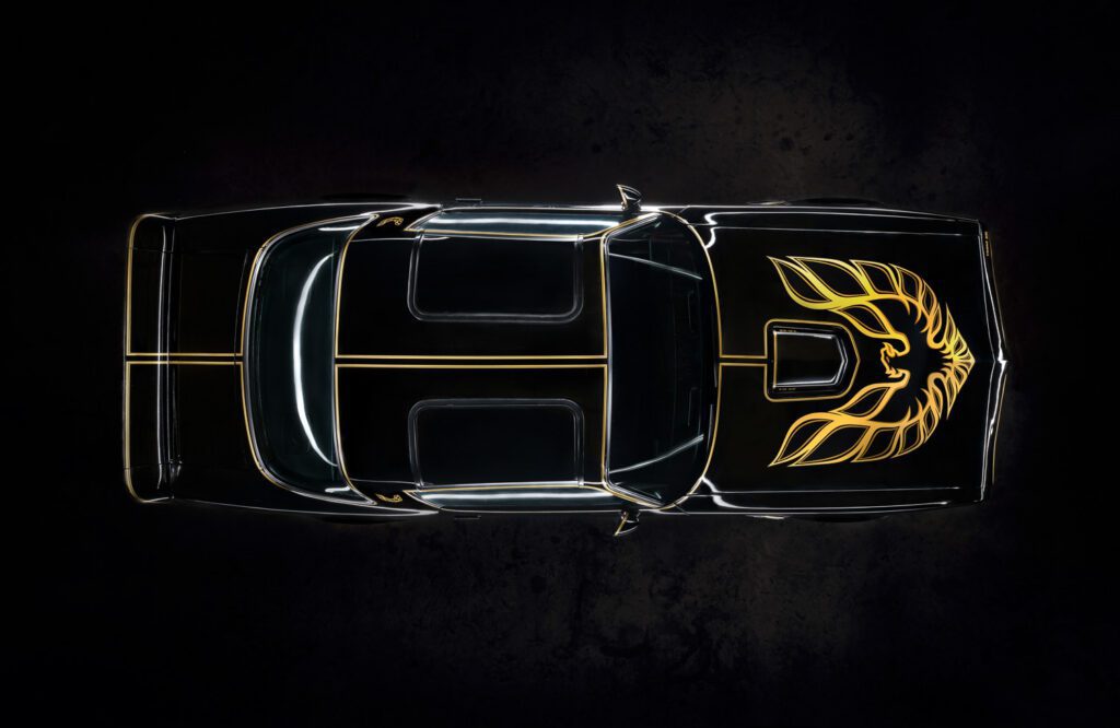 Black and gold transam light painted car built by GKR motor 